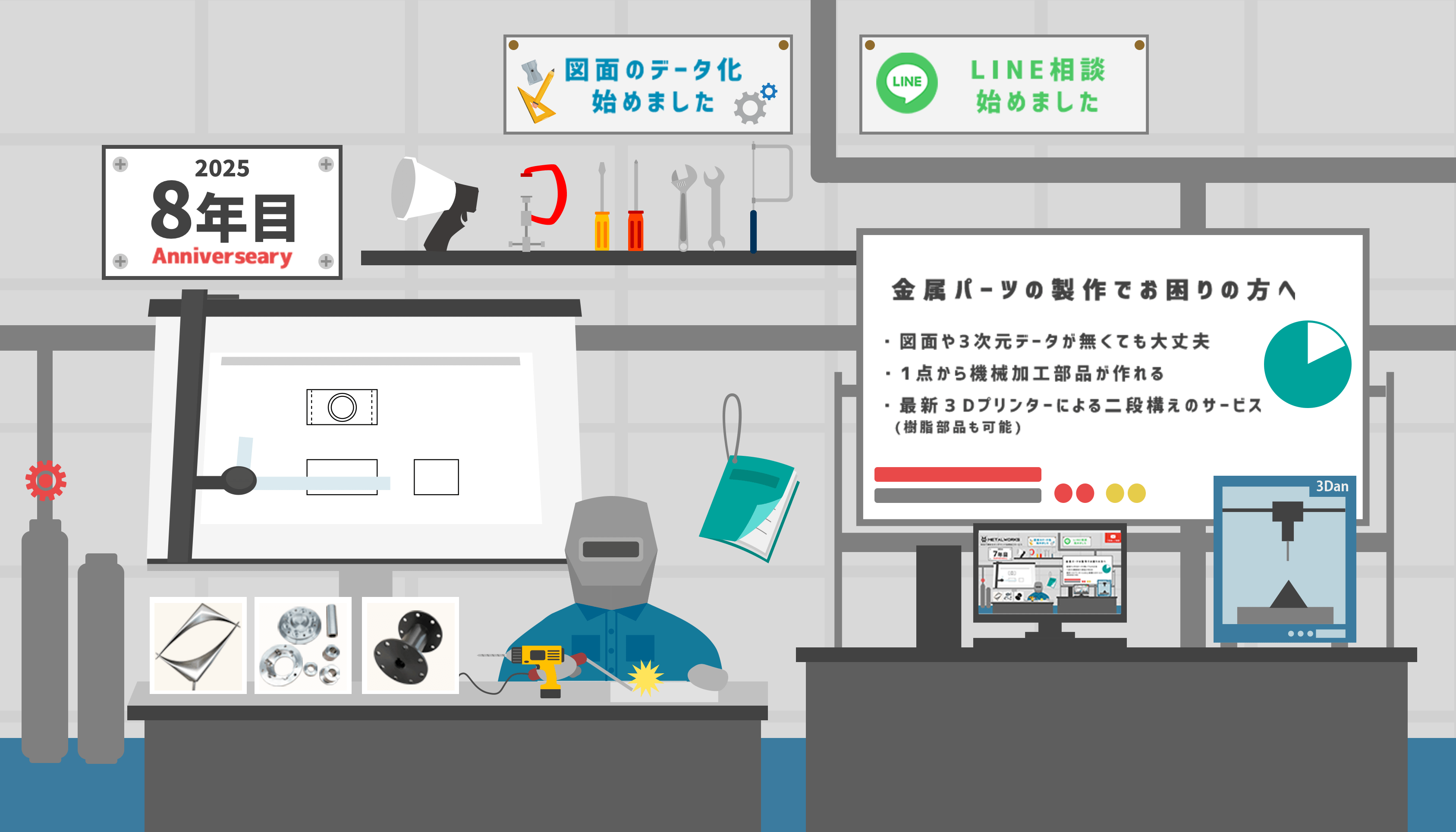 METAL WORKS WEBで頼めるオンデマンド金属加工サービス